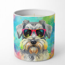 Schnauzer Hippie Dawg 10 oz Decorative Soy Candle DAC2553CDL picture