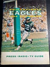 1966 Philadelphia Eagles Yearbook Press Radio TV Guide NFL Football picture