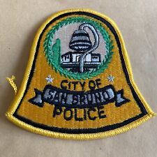 VINTAGE CITY OF SAN BRUNO POLICE WOVEN AMERICAN COLLECTABLE PATCH picture