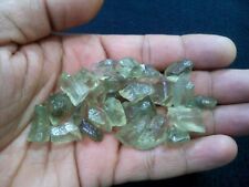 Natural Green Amethyst 20 Piece Raw Size 12-14 MM Green Amethyst Rough Crystal   picture