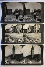 Three Vintage Stereograph Cards, 1906 San Francisco Earthquake. picture