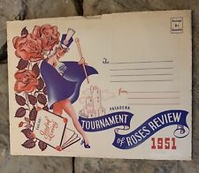 1951 Pasadena Tournament Of Roses Envelope. Rough Condition. Vintage picture