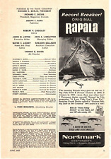 1967 Print Ad Normark Corp Original Rapala Record Breaker Fishing Lures picture