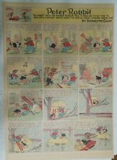Peter Rabbit Sunday Page by Harrison Cady from 4/25/1937 Full Page Size picture