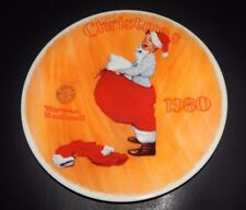 Knowles Norman Rockwell Collector - 21 Christmas Plate Set 20 yrs 1980-2000 picture