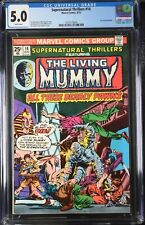 Supernatural Thrillers #14 1975 CGC 5.0 wp - The Living Mummy. picture