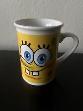 SpongeBob SquarePants Two Faced Ceramic Coffee Mug Cup 2013 Viacom, 10oz. picture