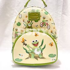 2022 Disney Parks Muppets Kermit The Frog Mini Loungefly Backpack NWT picture