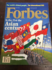 Vintage Forbes  July 1996 Magazine - Is the 21st the Asian Century? picture
