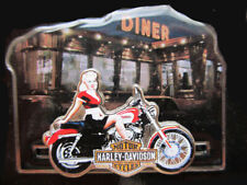 HARLEY DAVIDSON Roxy DINER PIN UP PIN. NEW picture