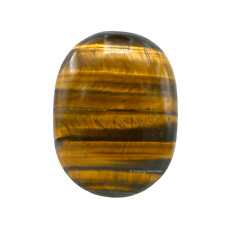 Tiger Eye Crystal Palm Stone picture
