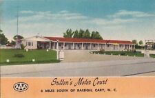 Postcard Sutton's Motor Court Cary NC  picture