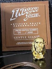 Indiana Jones Crate Artifact Gold Fertility Idol Gentle Giant *Low Number Rare* picture