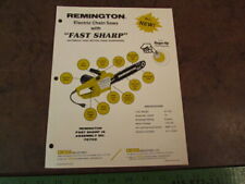 Vintage Remington Chainsaw paper Print Ad fast Sharp sign display Dupont picture