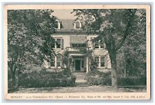 c1905s Boxley 3510 Chamberlayne Ave. Richmond VA Mr. & Mrs. Joseph Cox Postcard picture