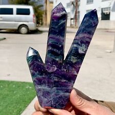 1.22LB Natural colour Fluorite Crystal obelisk crystal wand healing picture