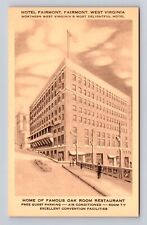 Fairmont WV-West Virginia, Hotel Fairmont, Advertisement, Vintage Postcard picture
