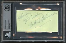 Elizabeth Patterson d1966 signed autograph 2x5 cut Matilda in I Love Lucy BAS picture