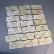 Vintage Lot of Commercial State Bank Checks 1935-37 Madison WI Collection picture