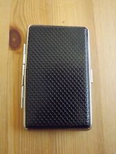 Metal Leather Snake Skin Pattern Double Sided King & 100's Cigarette Case picture