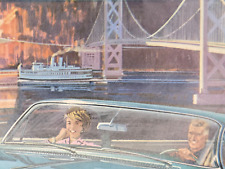 1962 Oldsmobile Dynamic 88 Couple Bridge Steamboat Vtg Original Print Ad PA88 picture