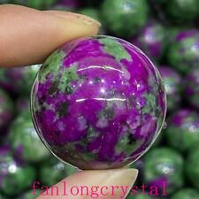 1pc Natural Zoisite Ball Sphere Quartz Crystal Mineral Gem Reiki Healing 30mm picture