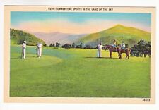 Postcard: Summer Tine Sports in The Land of the Sky - golf, horseback riding picture