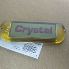 Solar Powered Flashing Name Crystal Keychain No Battery Needed picture