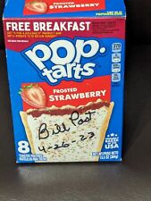 Bill Post Autograph Invented Kellogg Pop Tarts in 1963 Signed Pop Tarts Box picture