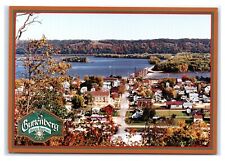 Postcard Aerial / Birdseye View of Guttenberg IA Iowa K23 picture