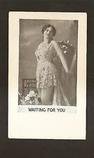 Vtg Early 1900's Postcard RISQUE 