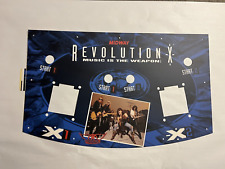 Revolution-X Arcade Game NEW OLD STOCK Control Panel Overlay Midway 1994 picture