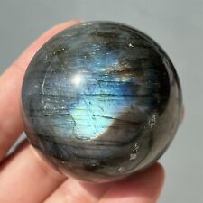 Top 40mm+ Natural labradorite sphere rainbow quartz crystal ball healing 1pc picture