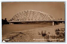 c1940's Matamoros International Bridge Tamaulipas Mexico RPPC Photo Postcard picture