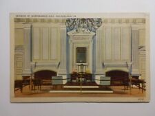 Postcard Interior of Independence Hall Philadelphia Pennsylvania USA Vintage picture