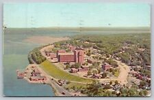 MI Houghton MTU Michigan Technological University Aerial View postcard picture