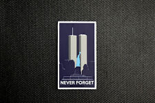 Never Forget 9/11 PVC Patch NYC NYPD FDNY September 11 2001 911 picture