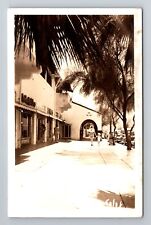 Palm Springs CA-California, RPPC of Palm Canyon Drive, Shops Vintage Postcard picture