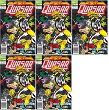 Quasar #2 Newsstand Cover Marvel Comics - 5 Comics picture