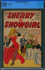 SHERRY THE SHOWGIRL #1 (1956) 🌟 CBCS 3.5 🌟 RARE Stan Lee Story GGA Atlas Comic picture