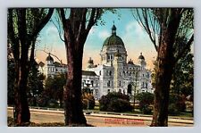 Victoria British Columbia-Canada, Parliament Buildings Antique Vintage Postcard picture