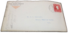 1907 BALTIMORE & OHIO B&O HARPER'S FERRY & STRASBURG JUNCTION RPO ENVELOPE picture