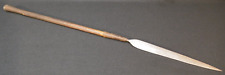 Antique Zulu Tribal Iklwa S. African Assegai Stabbing Thrusting Spear 42 Inches picture