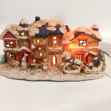 House Of Lloyd Christmas Around The World Lighted Village Musical Tested picture
