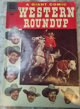 Western Roundup #16 Giant Comic Dell 1956 Comic Book picture