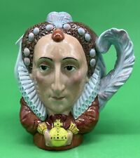 Staffordshire Fine Ceramics 'Queen Elizabeth I'  Toby Jug c.1988. 7.5