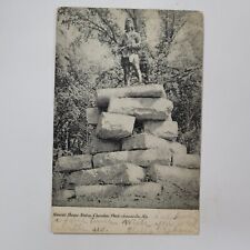 Daniel Boone Statue Cherokee Park Louisville KY Undivided Back Postcard  c1906 picture