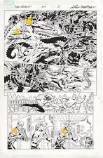 New Mutants Forever #4 p5 Warlock, Cypher, Al Rio, Marvel Original Comic Art picture