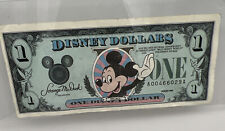 $1 1989 Disney $ Block A-A Mickey Sleeping Beauty Castle Low S/N 00466029 VTG. picture