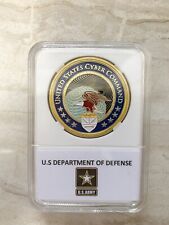 US CYBER COMMAND-Department of Defense Challenge Coin USCYBERCOM picture